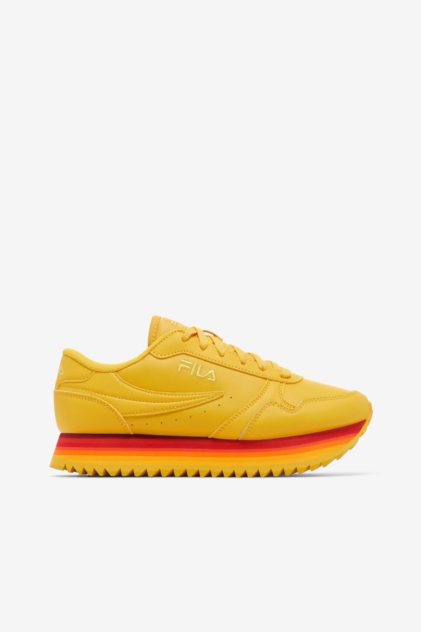 Zapatillas Fila Mujer Lemon/rhubarb Orbit Stripe