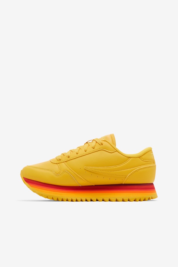 Zapatillas Fila Mujer Lemon/rhubarb Orbit Stripe