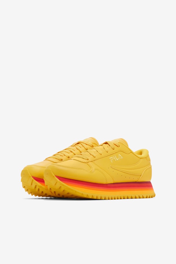 Zapatillas Fila Mujer Lemon/rhubarb Orbit Stripe