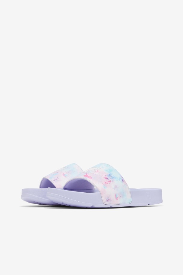 Drifter Tie Dye Mujer Multicolor/blanco/morado Jaspeado Outlet Fila