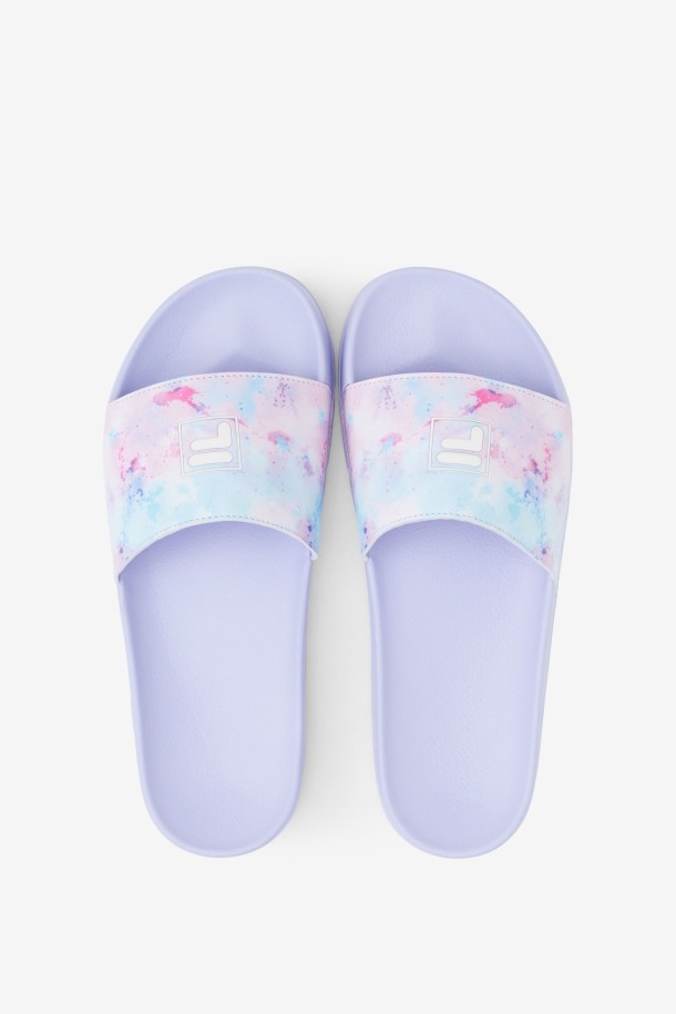 Drifter Tie Dye Mujer Multicolor/blanco/morado Jaspeado Outlet Fila