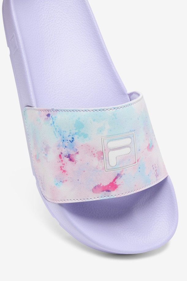Drifter Tie Dye Mujer Multicolor/blanco/morado Jaspeado Outlet Fila