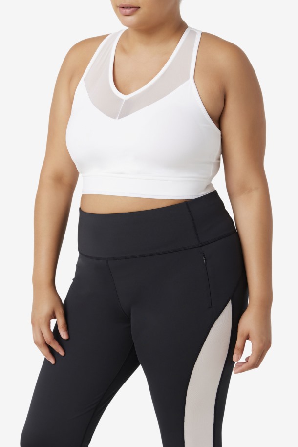 Sujetador Uplift Racerback Blanco Fila Outlet