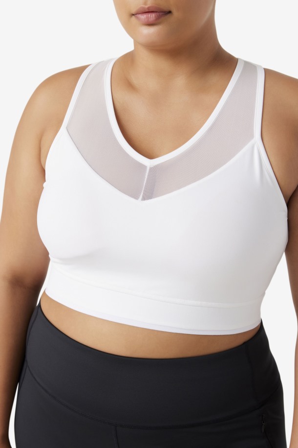 Sujetador Uplift Racerback Blanco Fila Outlet