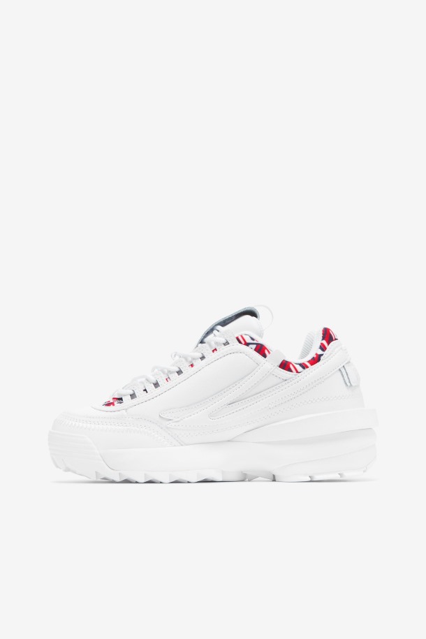 Fila Outlet Blanco/azul Marino/rojo Mujer Disruptor 2 Exp Cubic