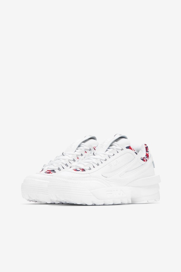 Fila Outlet Blanco/azul Marino/rojo Mujer Disruptor 2 Exp Cubic