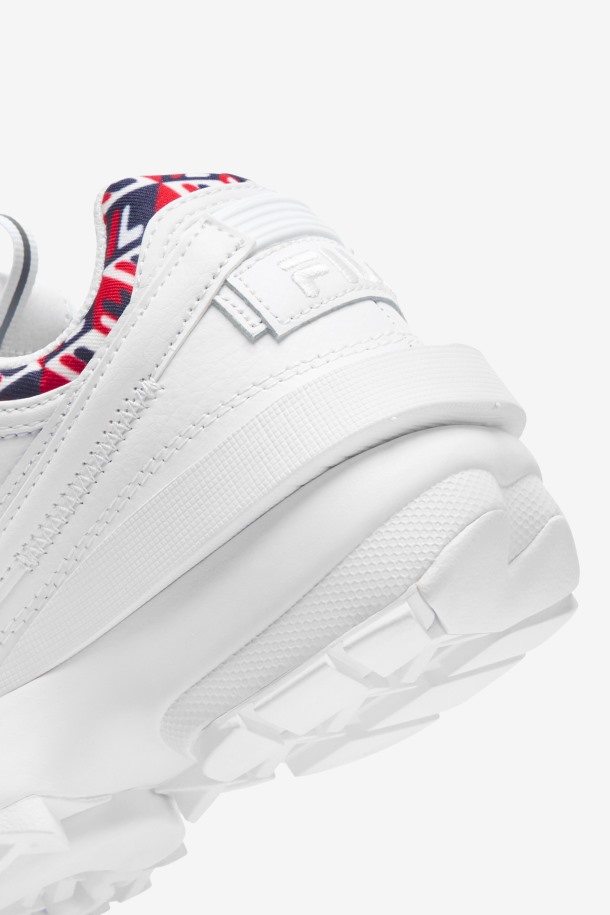 Fila Outlet Blanco/azul Marino/rojo Mujer Disruptor 2 Exp Cubic