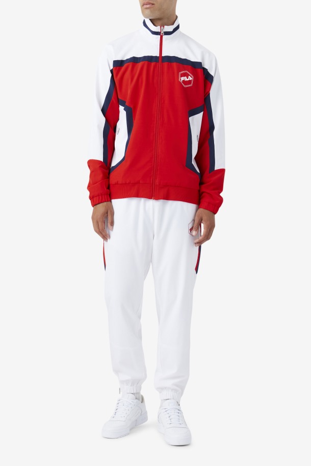 Fila Outlets Sanz Cortavientos Blanco/azul Marino/rojo