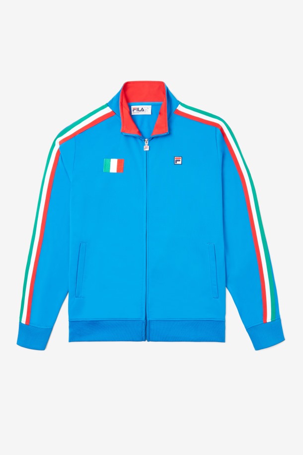 Italia Chaqueta De Chándal Fila Outlets Azul/rojo