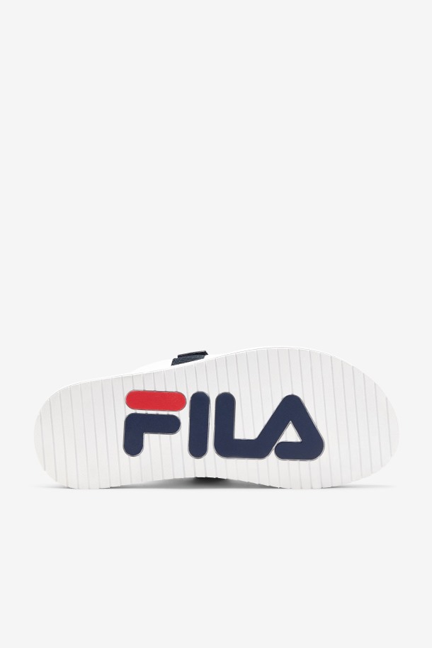 Blanco/azul Marino/rojo Fila Outlet Hombre Utilitario Silde