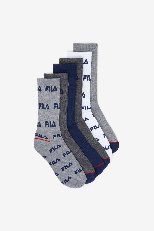 Pack De 6 Calcetines Ltgreyhth Niños Fila Outlet