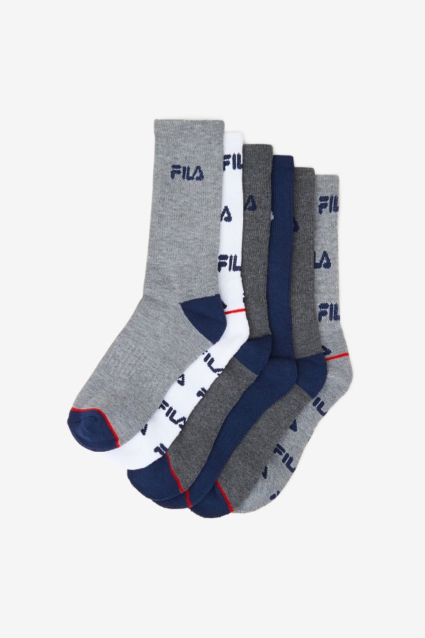 Pack De 6 Calcetines Ltgreyhth Niños Fila Outlet