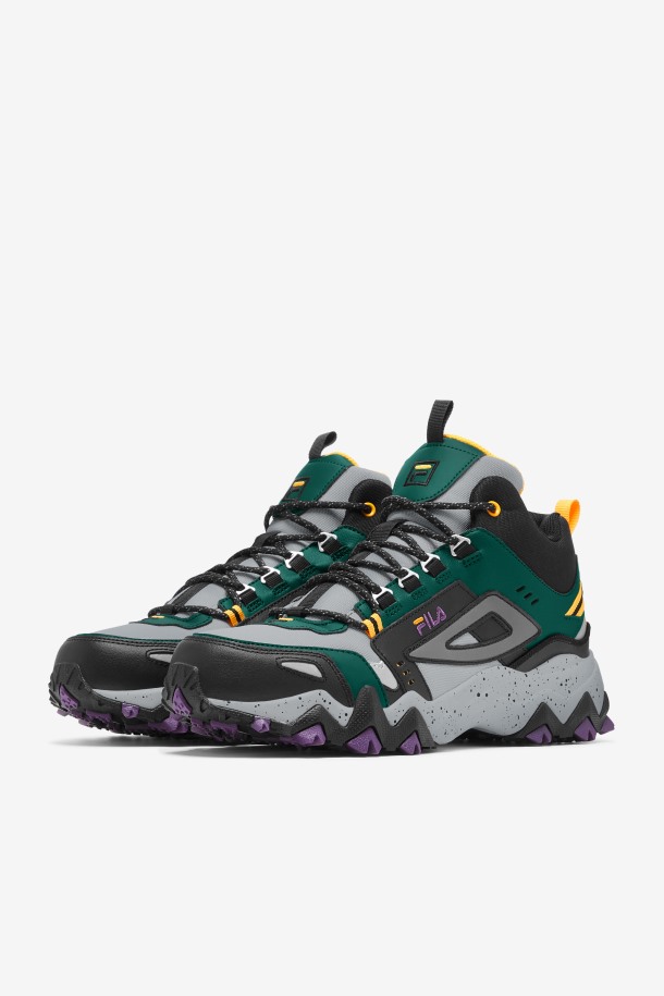 Zapatillas Fila Highrise/sycamore/gold Hombre Oakmont Tr Mid