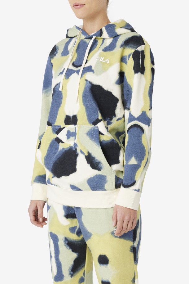 Sudadera Con Capucha Tadi Con Estampado De Pinceladas De Fila Outlets