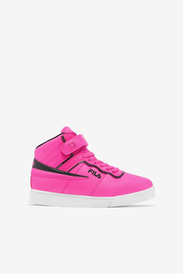 Fila Niño Vulc 13 Top Block Rosa/blanco/negro