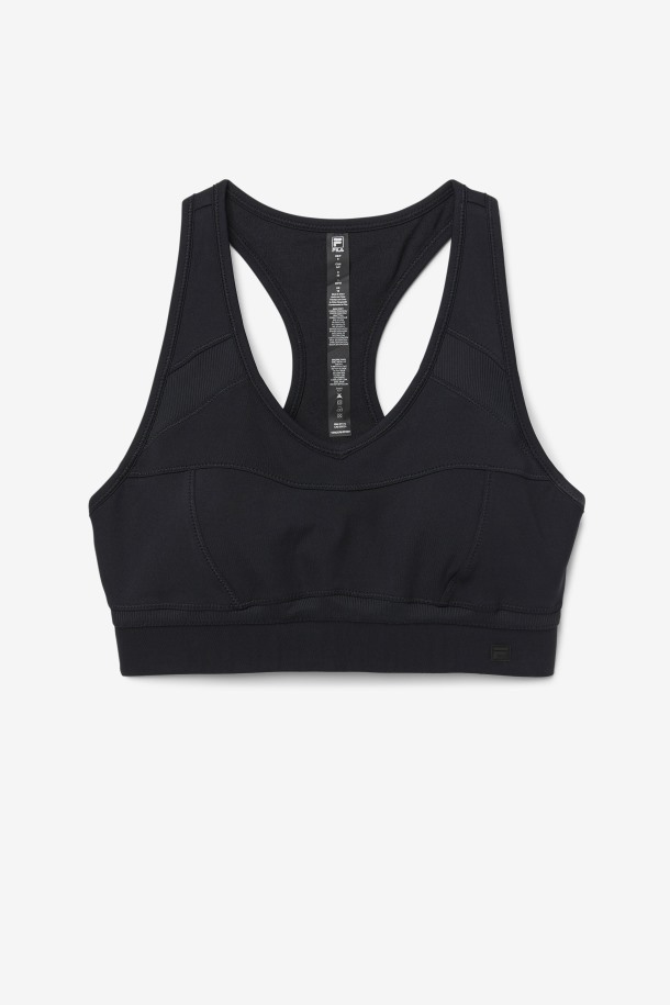 Sujetador Deportivo Con Espalda Nadadora Uplift Negro De Fila Outlets