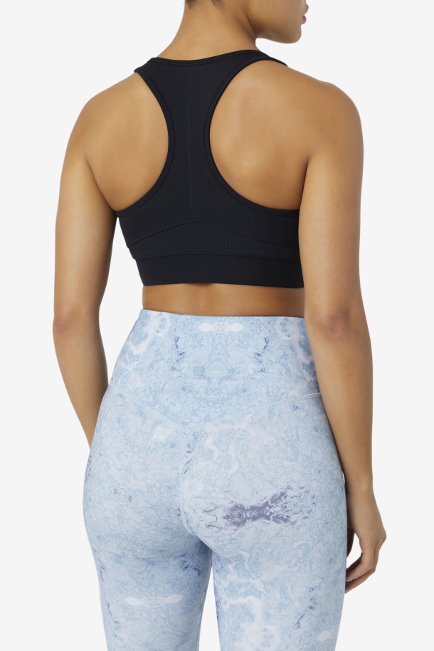 Sujetador Deportivo Con Espalda Nadadora Uplift Negro De Fila Outlets