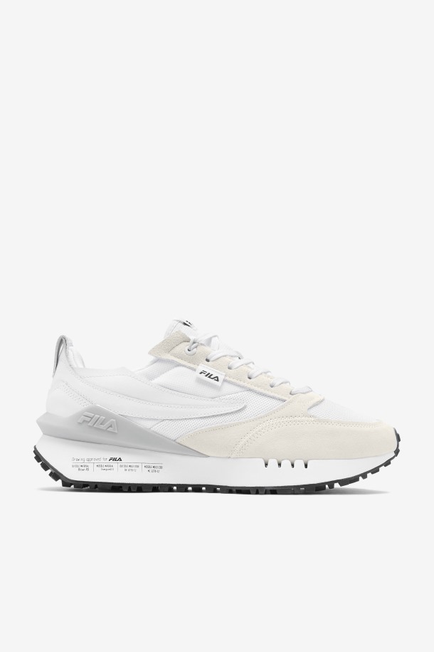 Hombres Renno N-generation Patched Fila Outlets Blanco/glaciar Gris