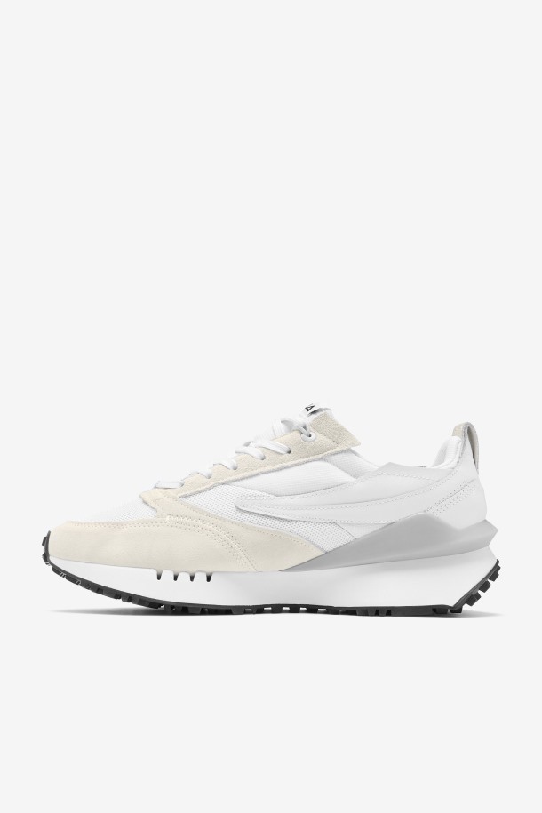 Hombres Renno N-generation Patched Fila Outlets Blanco/glaciar Gris