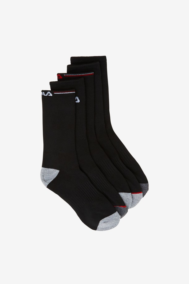 Pack De 6 Calcetines De Niños Negros Fila Outlet