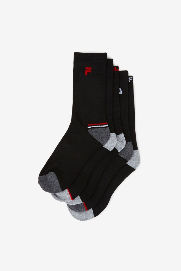 Pack De 6 Calcetines De Niños Negros Fila Outlet