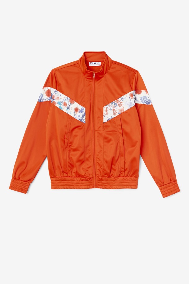 Kiara Track Jacket Fila Outlet Orange.com