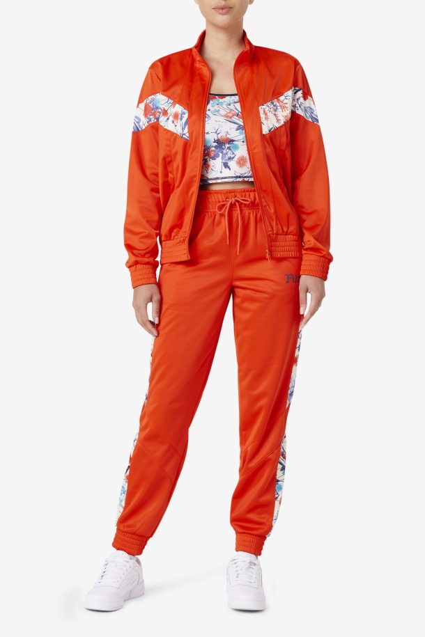 Kiara Track Jacket Fila Outlet Orange.com