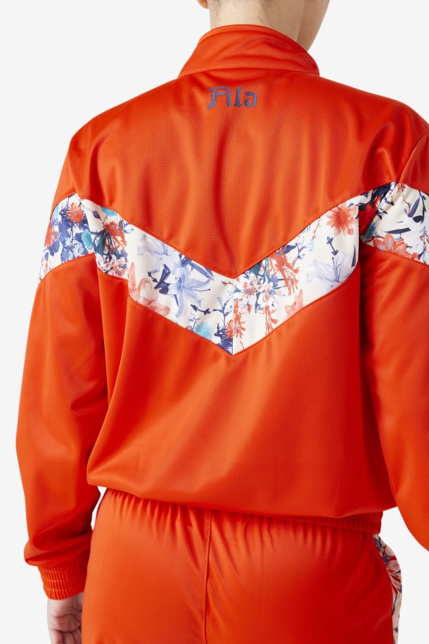 Kiara Track Jacket Fila Outlet Orange.com
