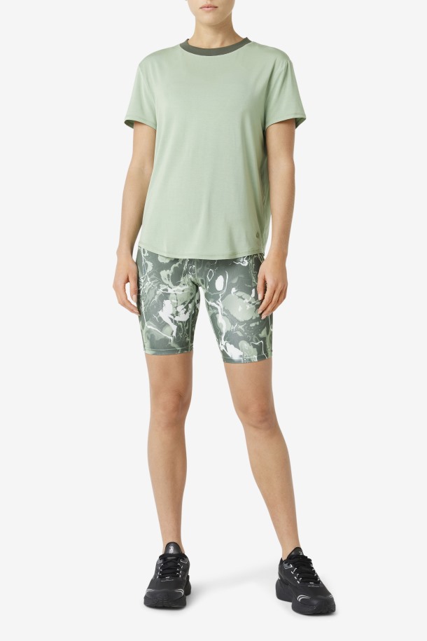 Basil/thyme Fi-lux Camiseta De Manga Corta Outlet Fila