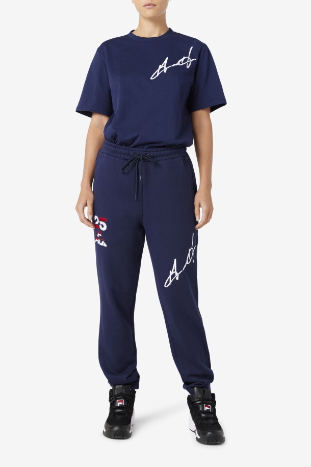 Grant Hill Orson Pantalón Fila Outlets Azul Marino