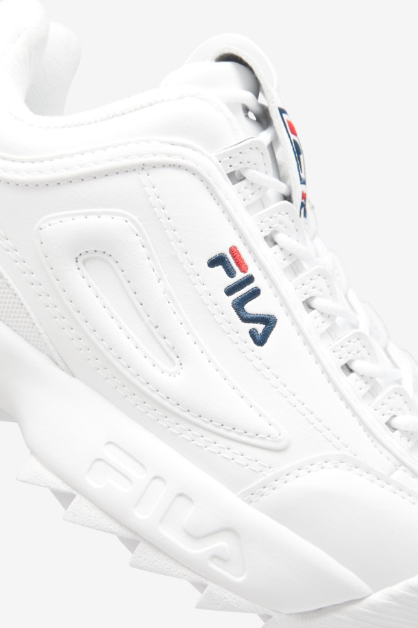 Zapatillas Fila Outlet Hombre Disruptor 2 Blanco/azul Marino/rojo