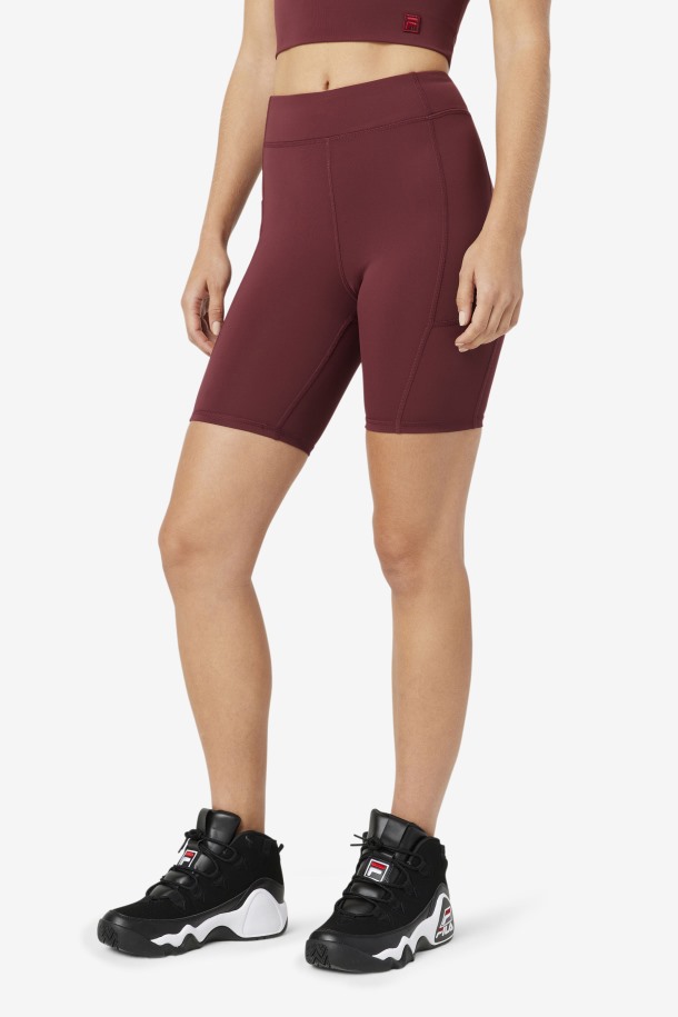 Shorts De Ciclismo Fila Outlet Tawny Port Tiana