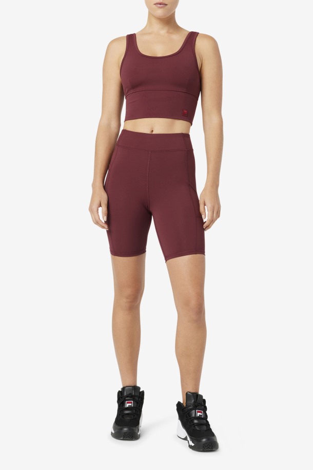 Shorts De Ciclismo Fila Outlet Tawny Port Tiana