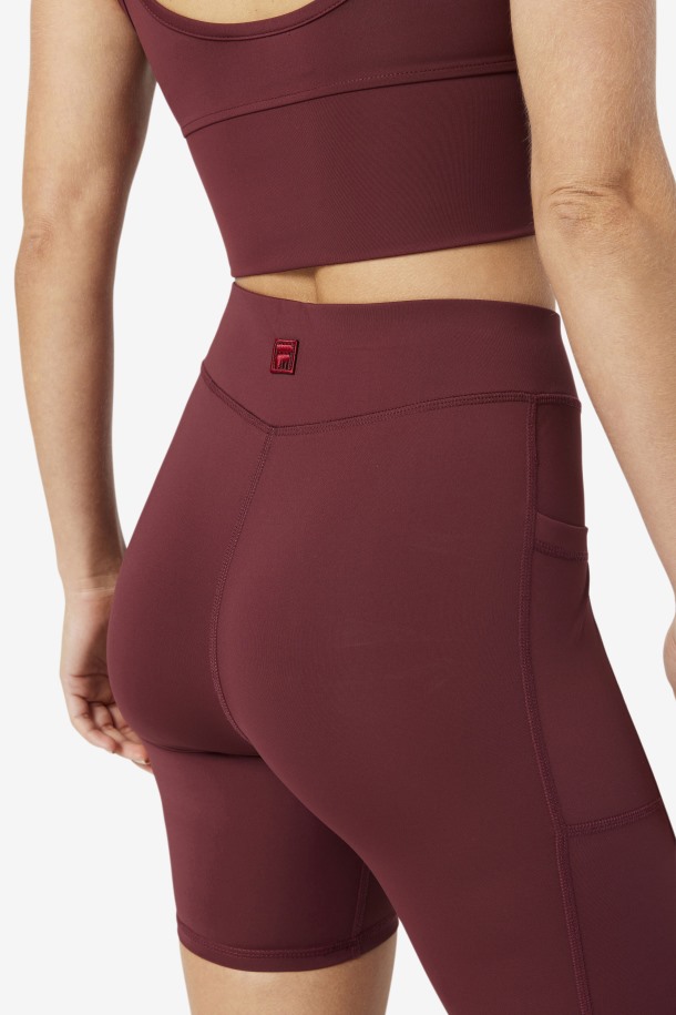 Shorts De Ciclismo Fila Outlet Tawny Port Tiana