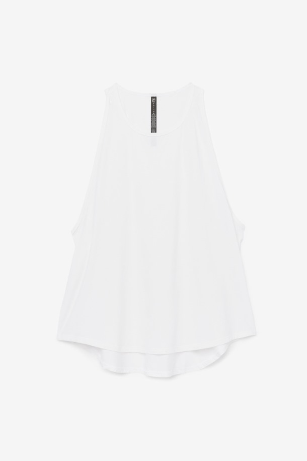 Camiseta De Tirantes Larga Fi-lux Blanca Ofertas Fila