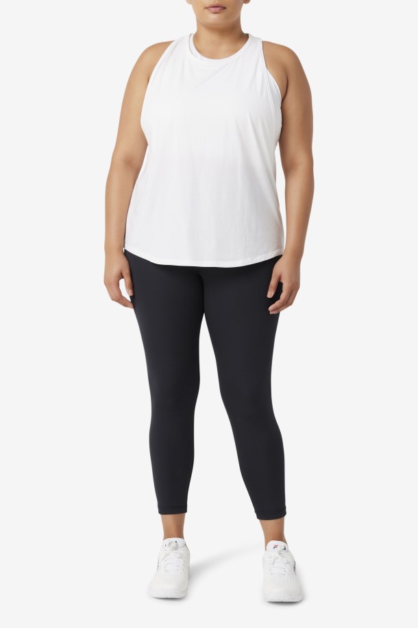 Camiseta De Tirantes Larga Fi-lux Blanca Ofertas Fila