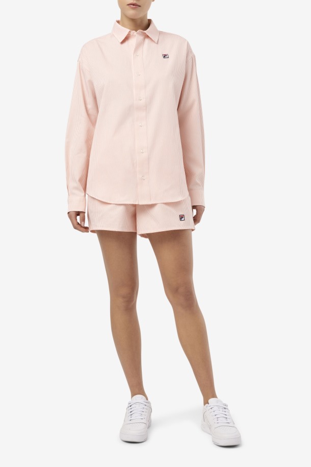 Ariella Short Fila Outlet Coral Almendra/blanco