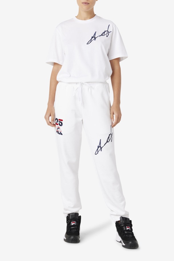 Camiseta Blanca Grante Hill Cormac Fila Outlets