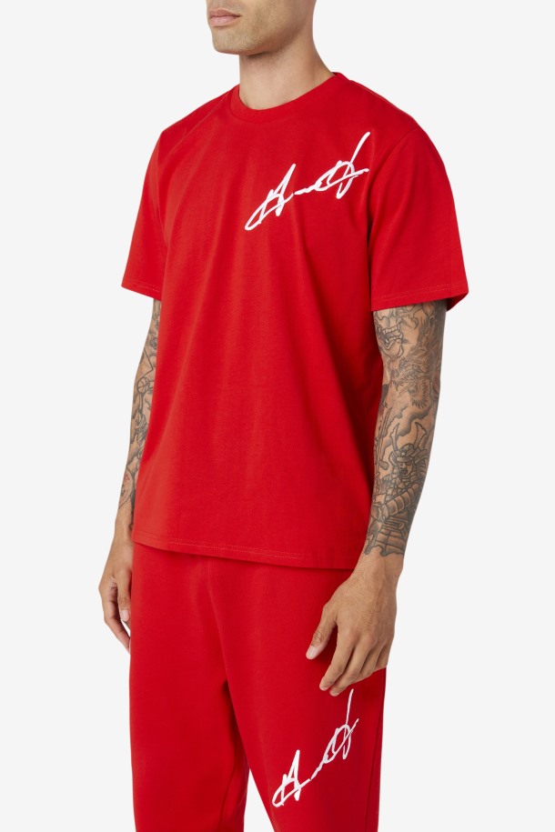 Fila Outlets Grant Hill Cormac Camiseta Roja