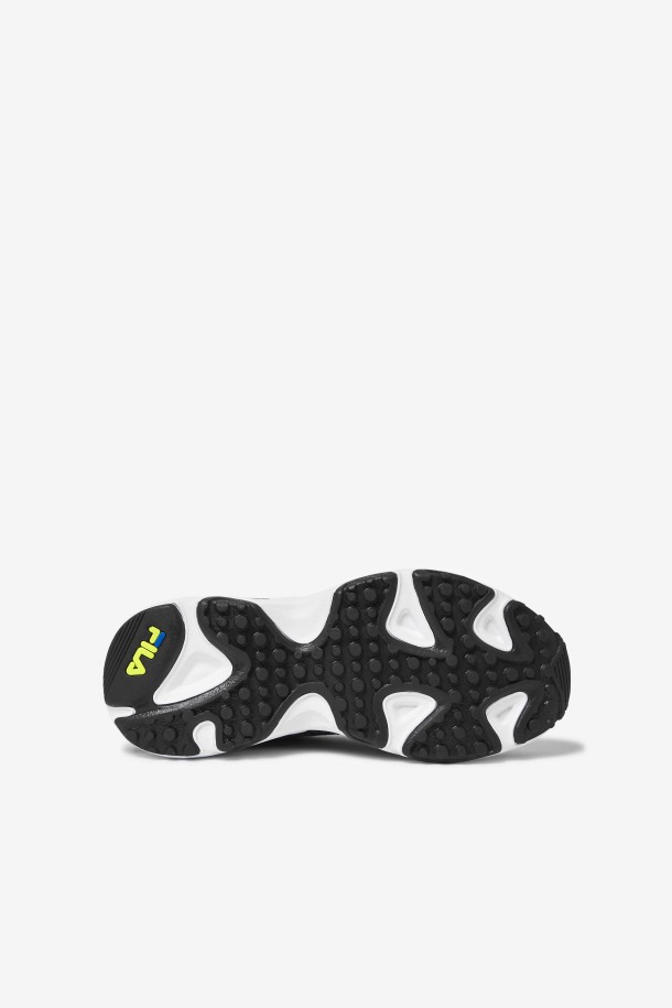 Blanco/negro/lime Punch Fila Puntos De Venta Para Niños Pequeños Ray Tracer Apex