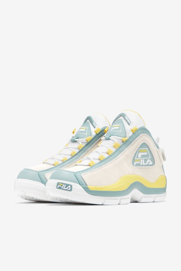 Hombre Grant Hill 2 White/egret/grey Mist Fila Outlet