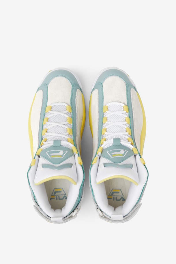 Hombre Grant Hill 2 White/egret/grey Mist Fila Outlet