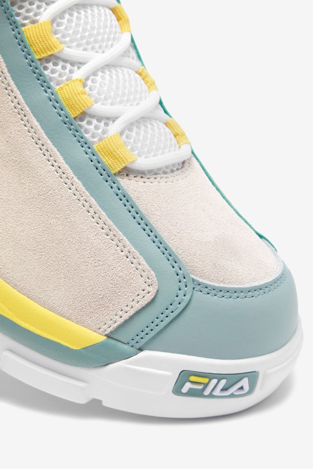 Hombre Grant Hill 2 White/egret/grey Mist Fila Outlet