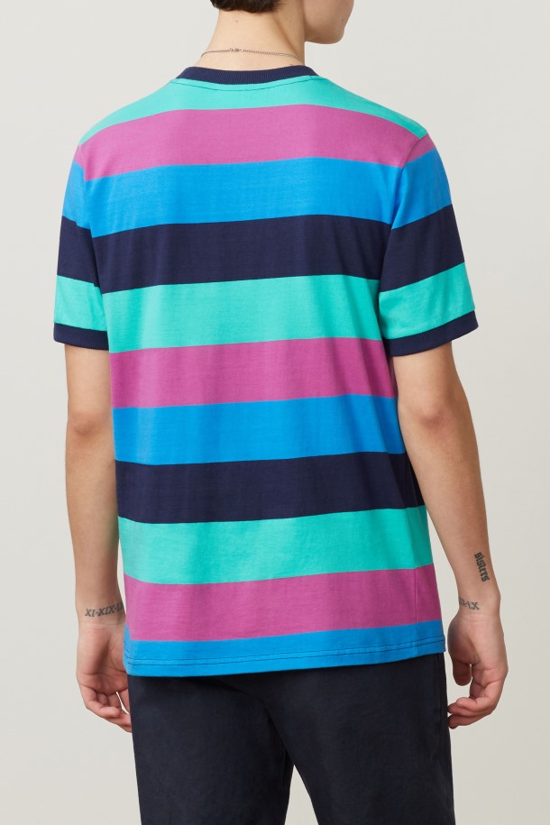Jabez Tee Navy/parasailing/freesia Fila Outlets