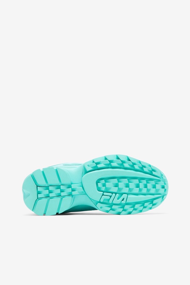 Zapatillas De Mujer Disruptor 2 Premium Aruba Azul Fila Outlet
