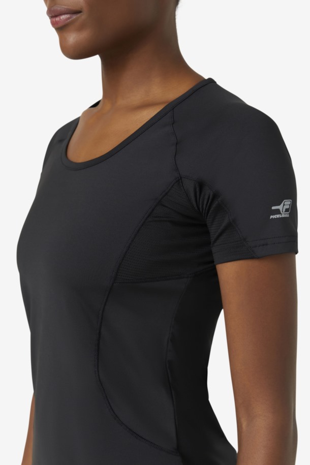 Camiseta De Manga Corta Con Cola De Pickleball