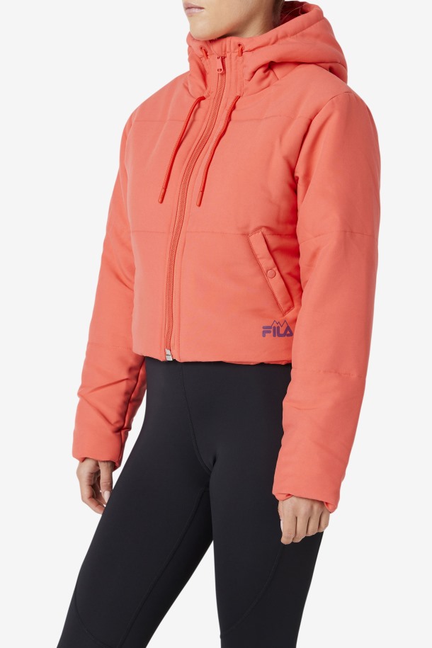 Chaqueta Acolchada Eden De Cayena/remolacha En Escabeche Fila Outlets