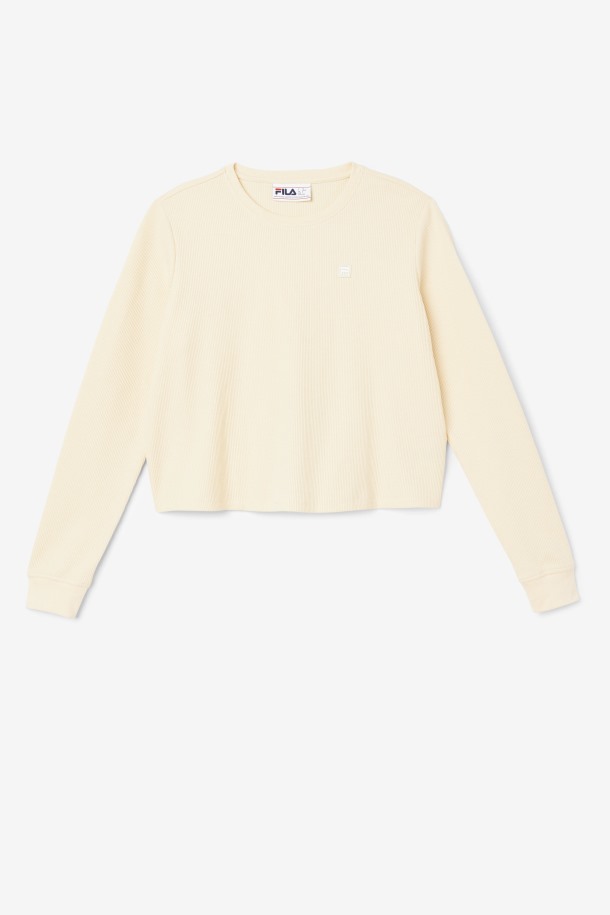 Fila Outlets Lina Camiseta De Manga Larga Tierno Melocotón