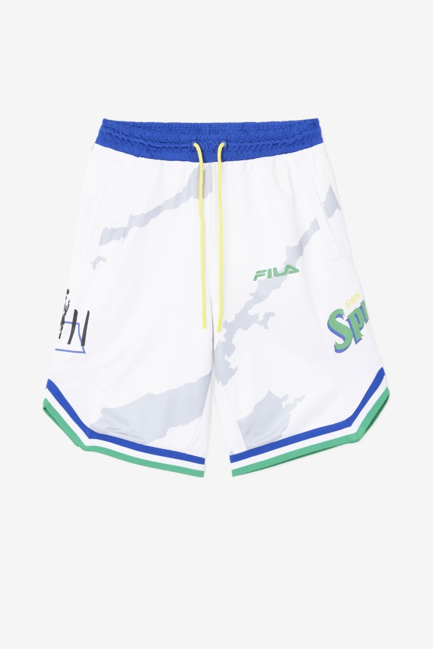 Blanco/azul/jelly Bean/golden Grant Hill X Sprite Short Fila Outlet