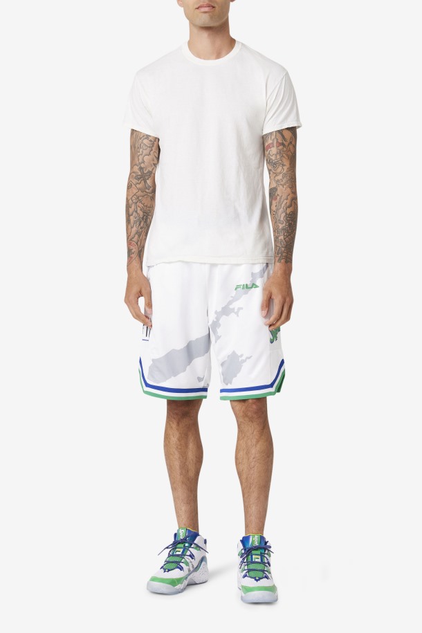 Blanco/azul/jelly Bean/golden Grant Hill X Sprite Short Fila Outlet